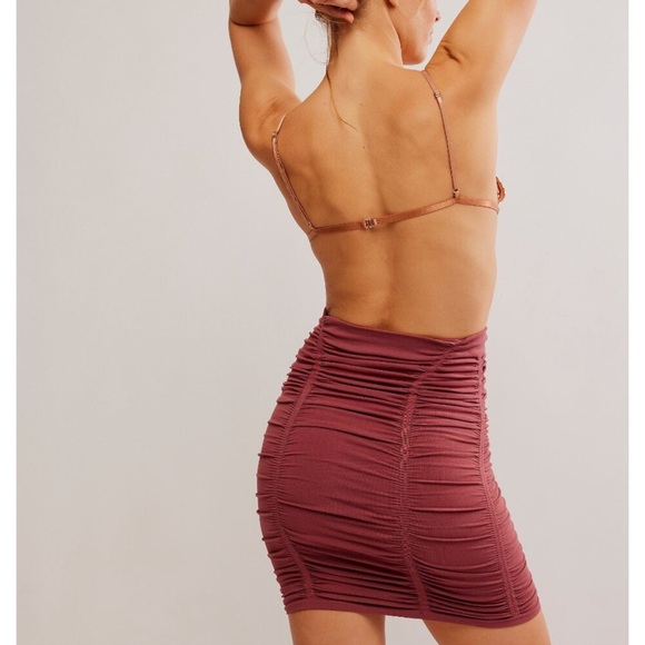 Free People About It 2 Way Half Slip in Wild Ginger NWT Size M/L - Picture 4 of 14